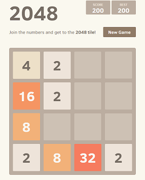 2048 数字游戏
