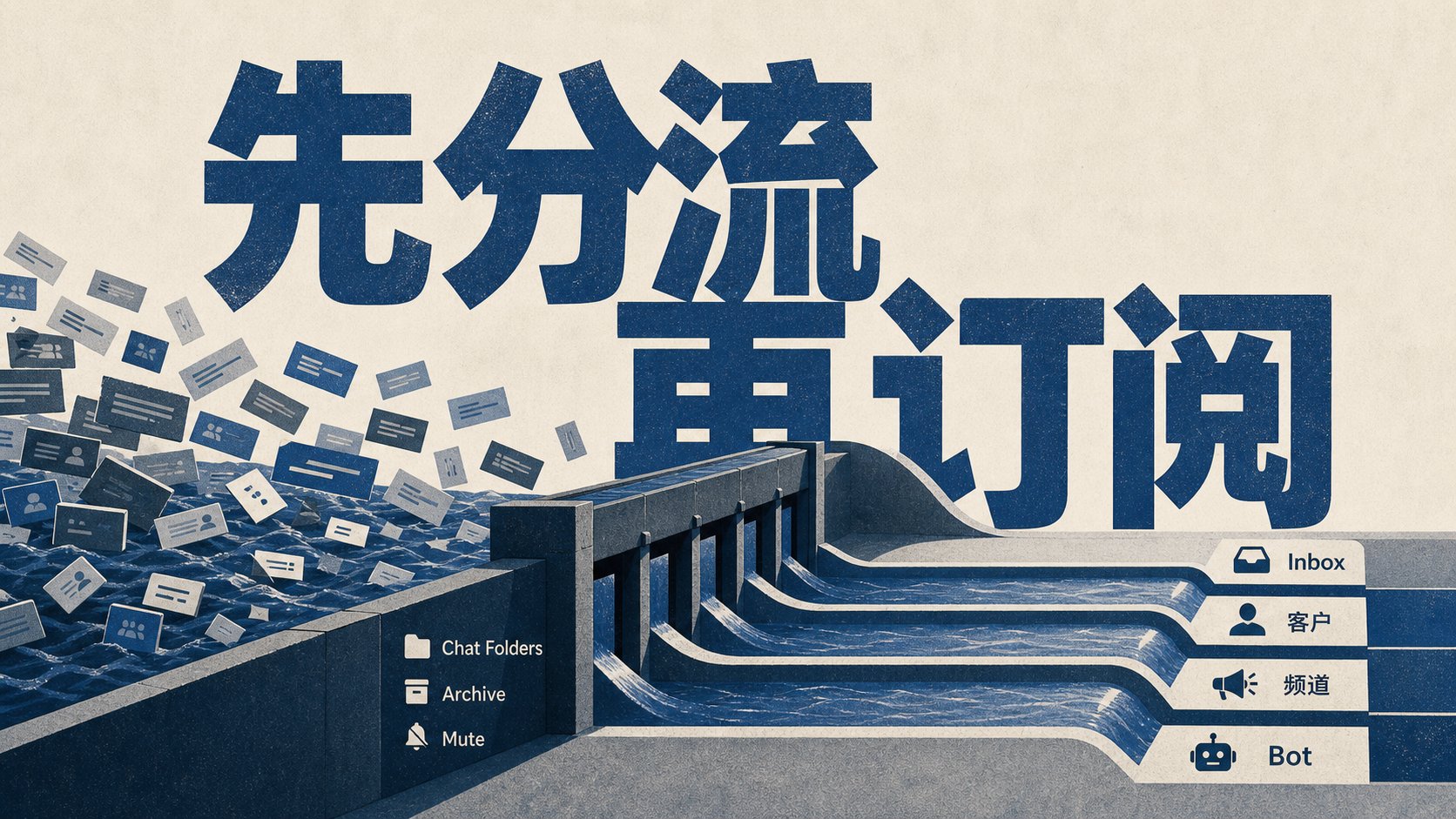Telegram 用久之后，最先坏掉的是聊天列表。